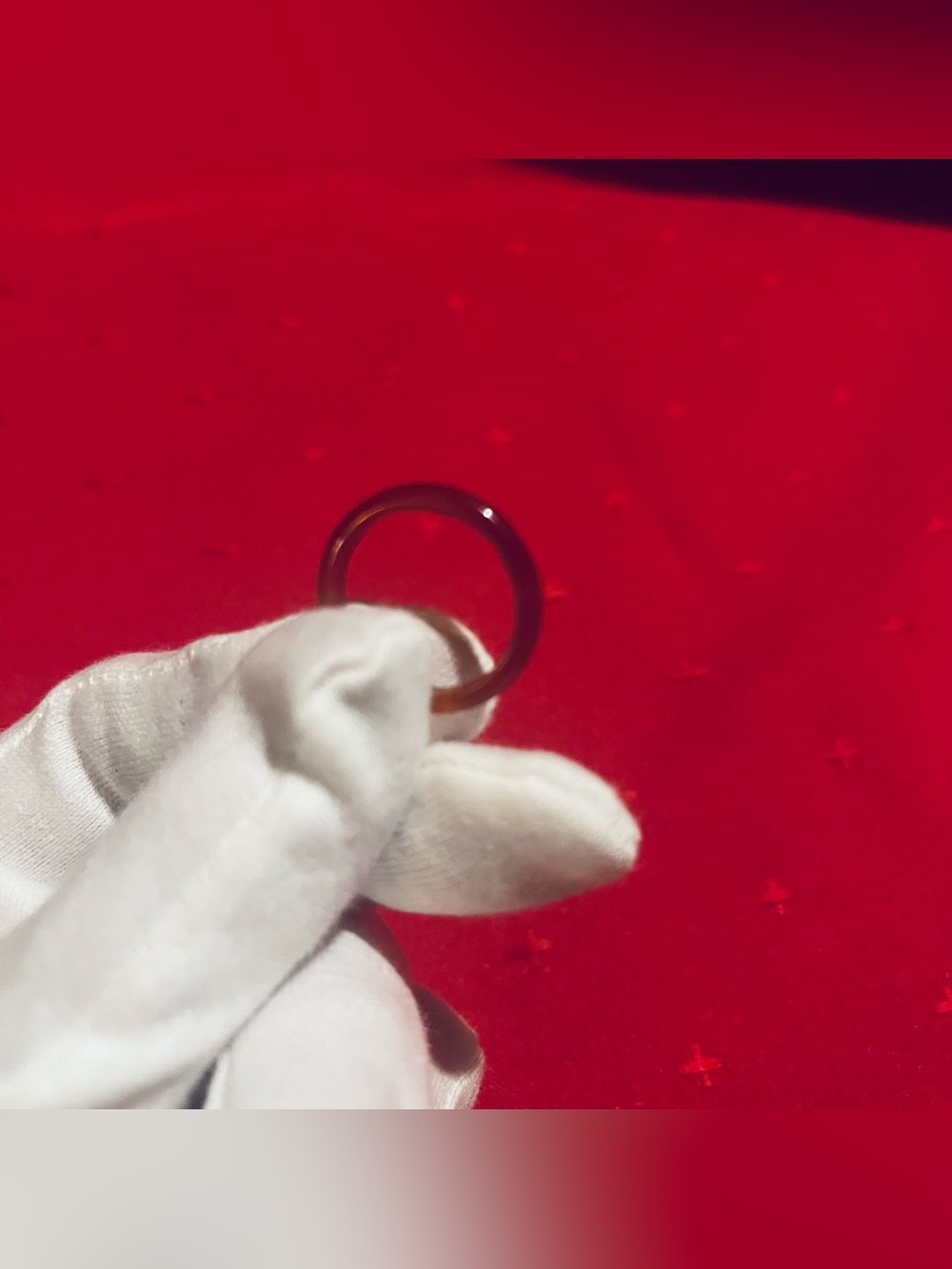 Red Agate Ring Size 7